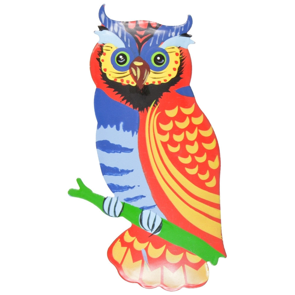 Red Owl Body Bobble Metal Magnet Refrigerator Magnets AnimalWorld
