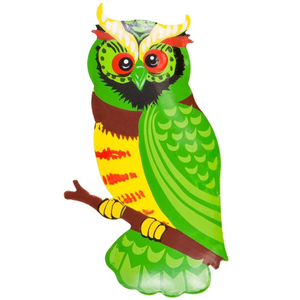 Green Owl Body Bobble Metal Magnet Refrigerator Magnets AnimalWorld