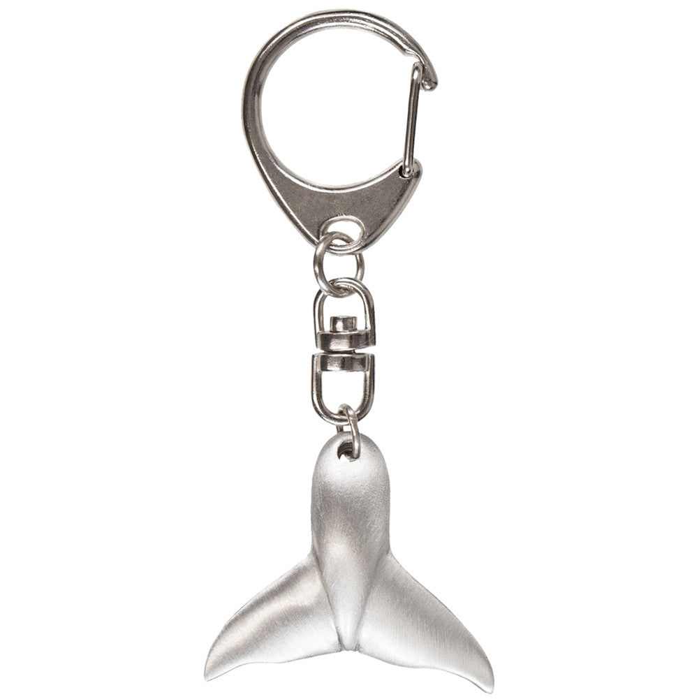 Whale Tail Pewter Key Tag Keychains Animalworld
