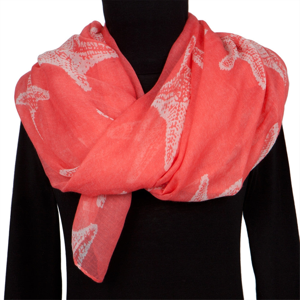 Starfish Large Body All-Over Women's Scarf Scarves & Boas Animalworld
