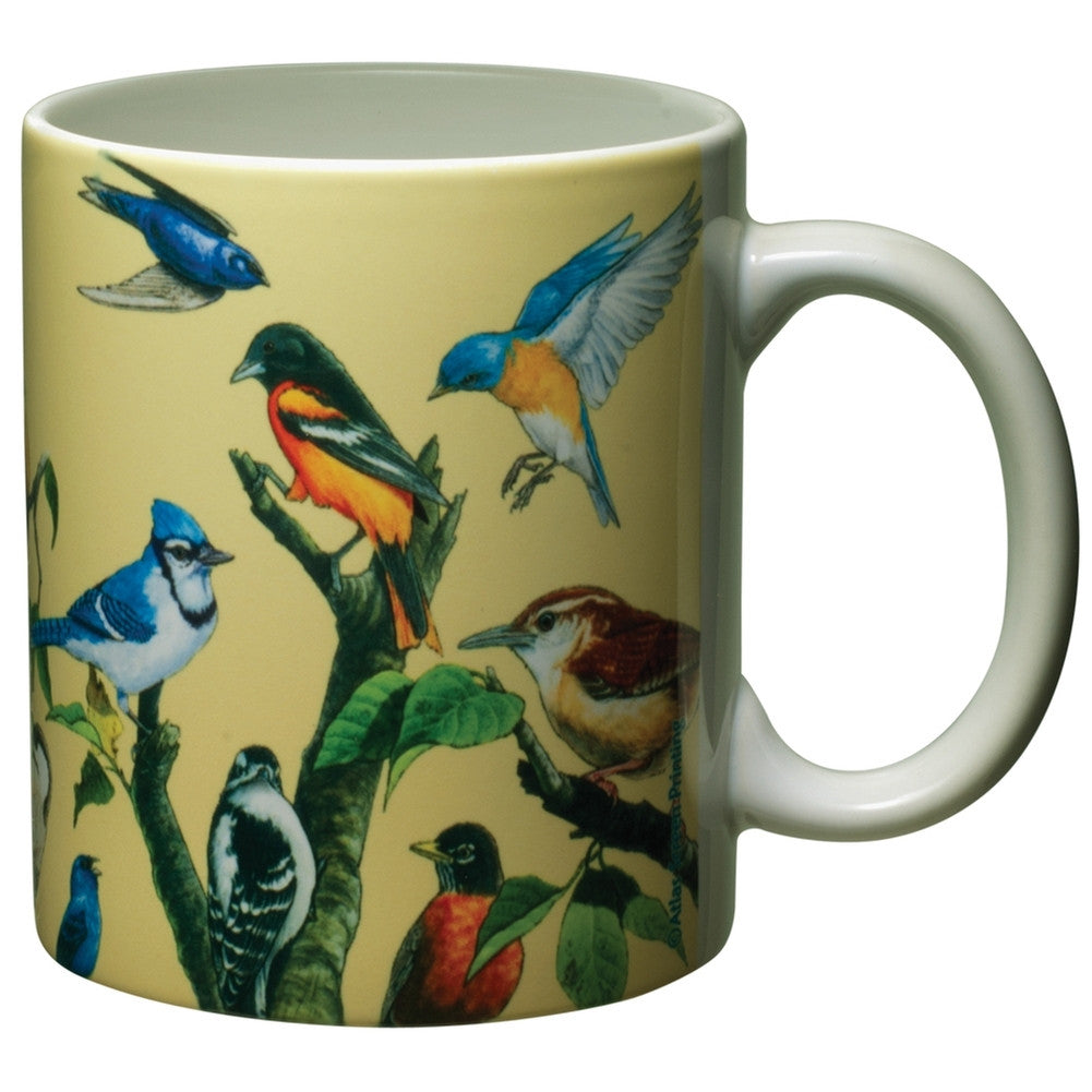 Garden Birds White Ceramic Mug Coffee Mugs Animalworld