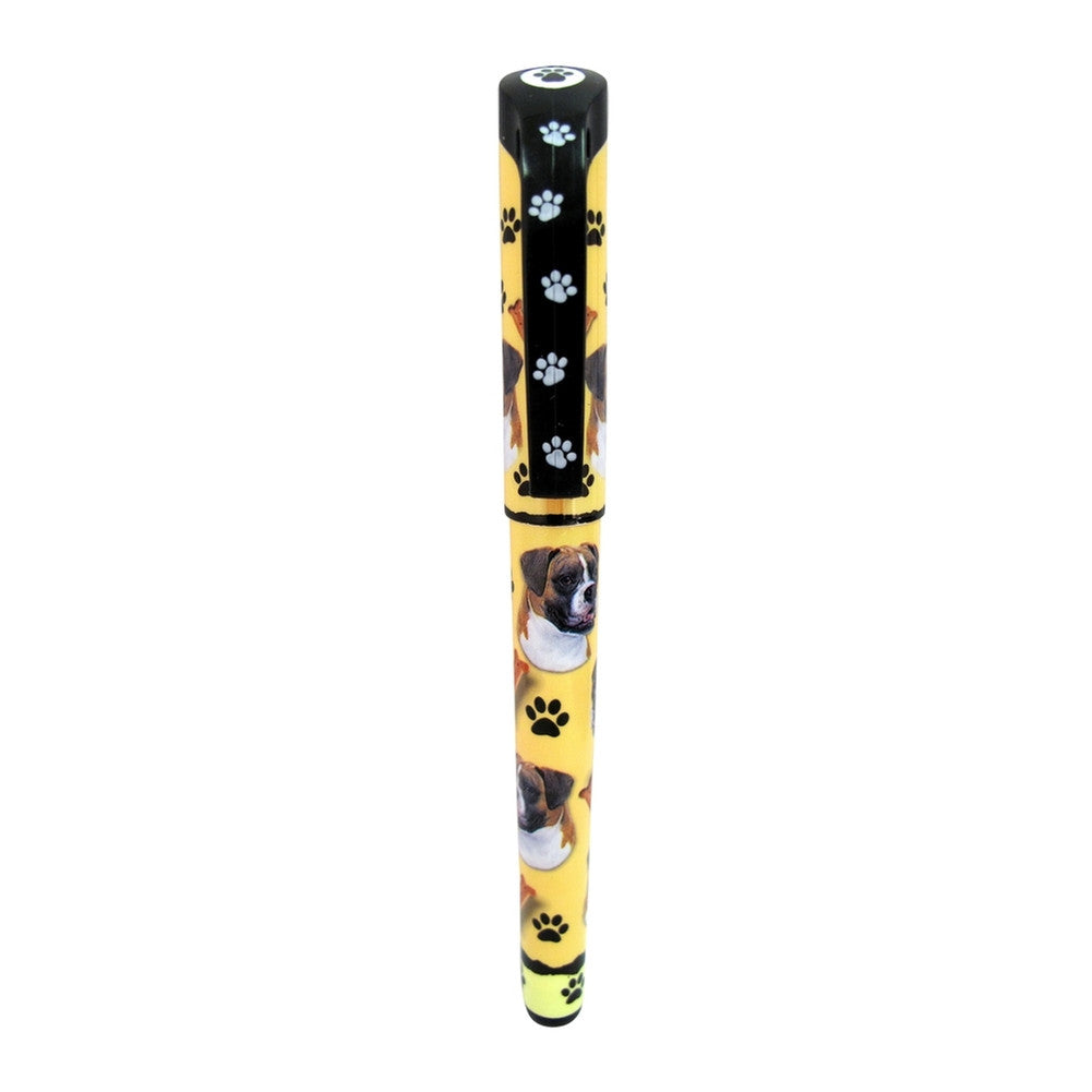 Boxer Uncropped & Paws Refillable Gel Pen Pens AnimalWorld