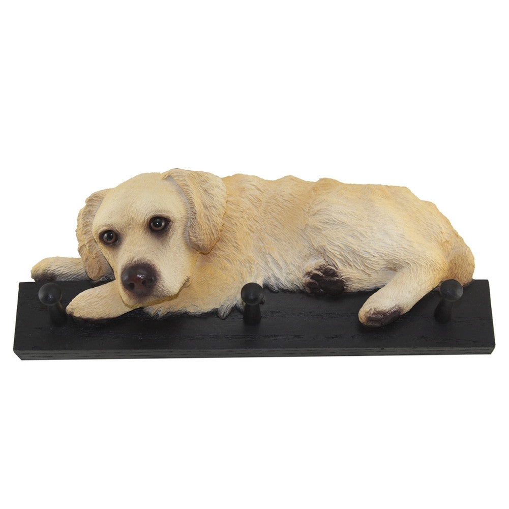 Golden Retriever Dog Leash and Kitchen Holder Wall Hooks Animalworld