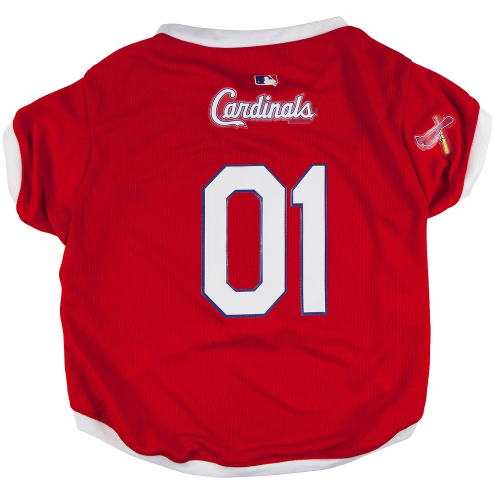 St. Louis Cardinals - Team Colors Dog Jersey - Red - SM St. Louis Cardinals - Team Colors Dog Jersey - Red - SM