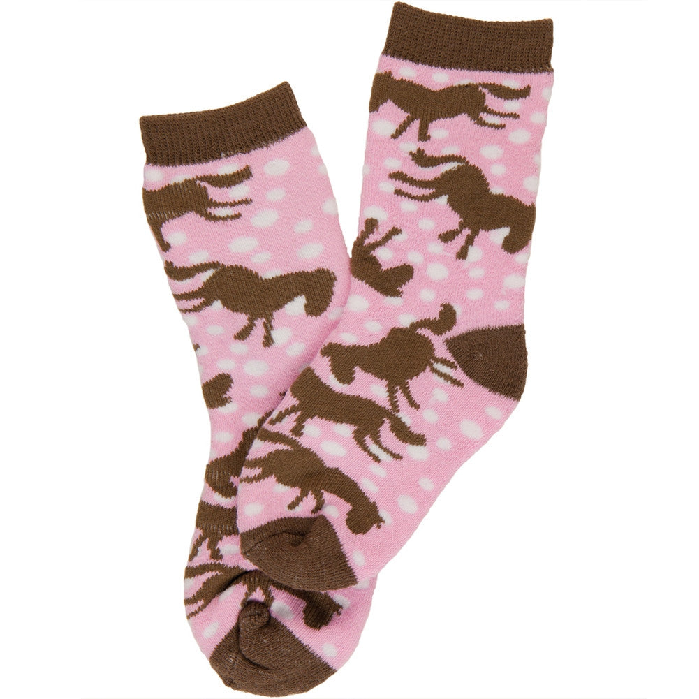 Dotty Horse Infant Socks Socks Lazy One