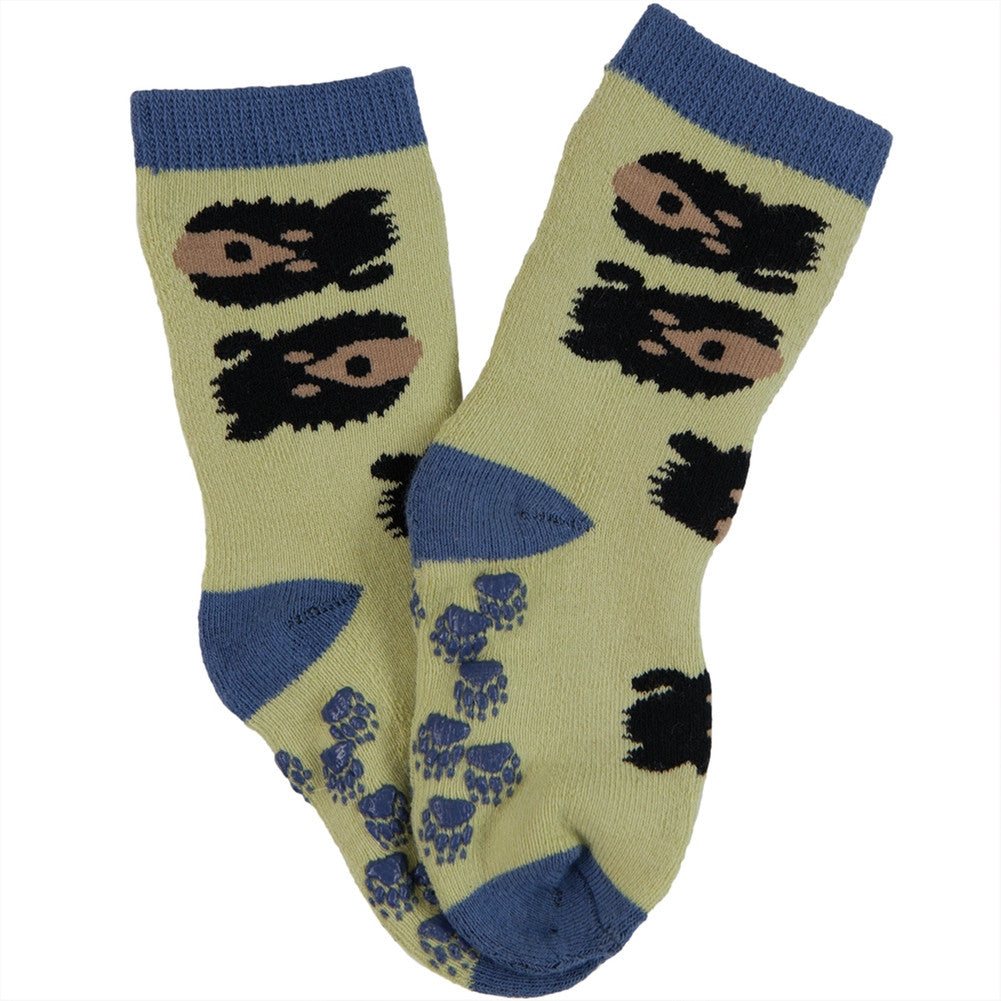Bear Faces Infant Slipper Socks Socks Lazy One