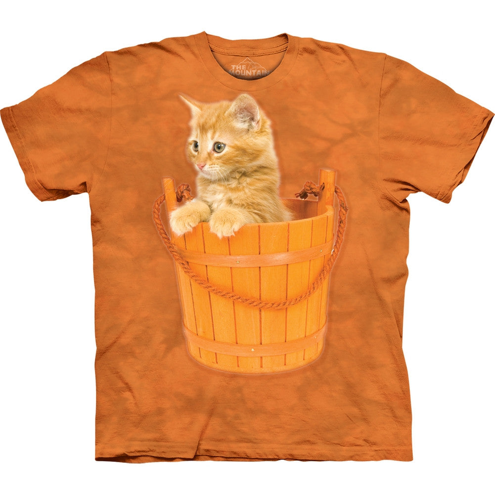 Kitten in a Bucket Kids T-Shirt Youth T-Shirts Animalworld