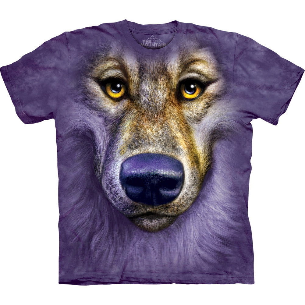Wolf Friendly Face Kids T-Shirt Youth T-Shirts Animalworld
