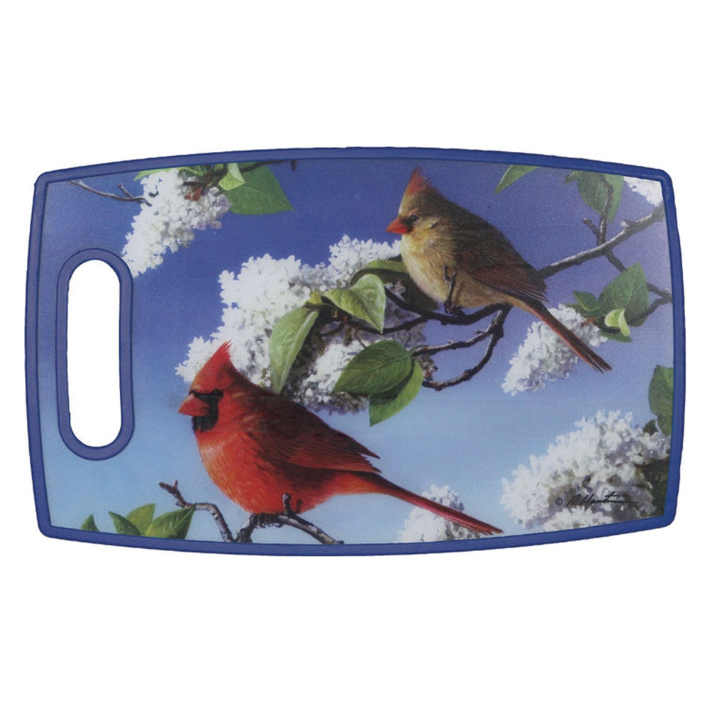 Cardinals On a Branch Cutting Board Cutting Board Animalworld