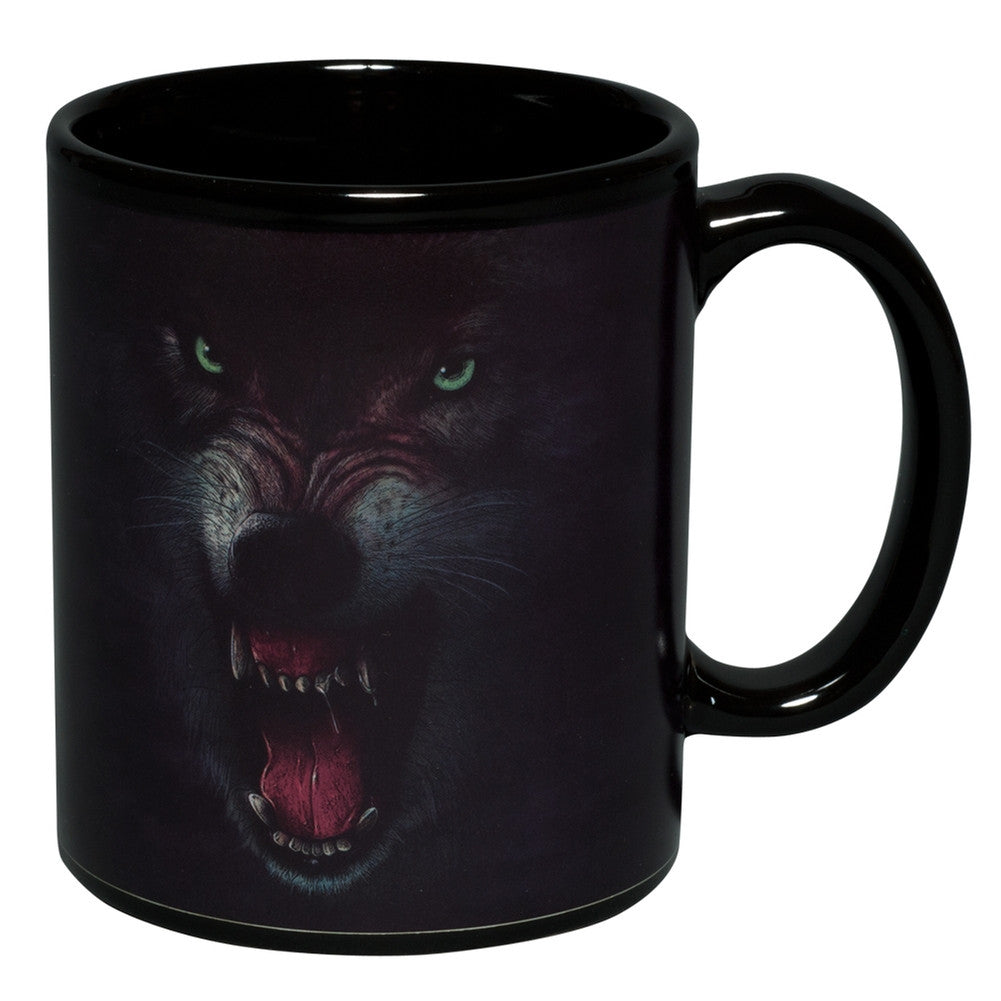 Growling Wolf Coffee Mug Mugs Animalworld