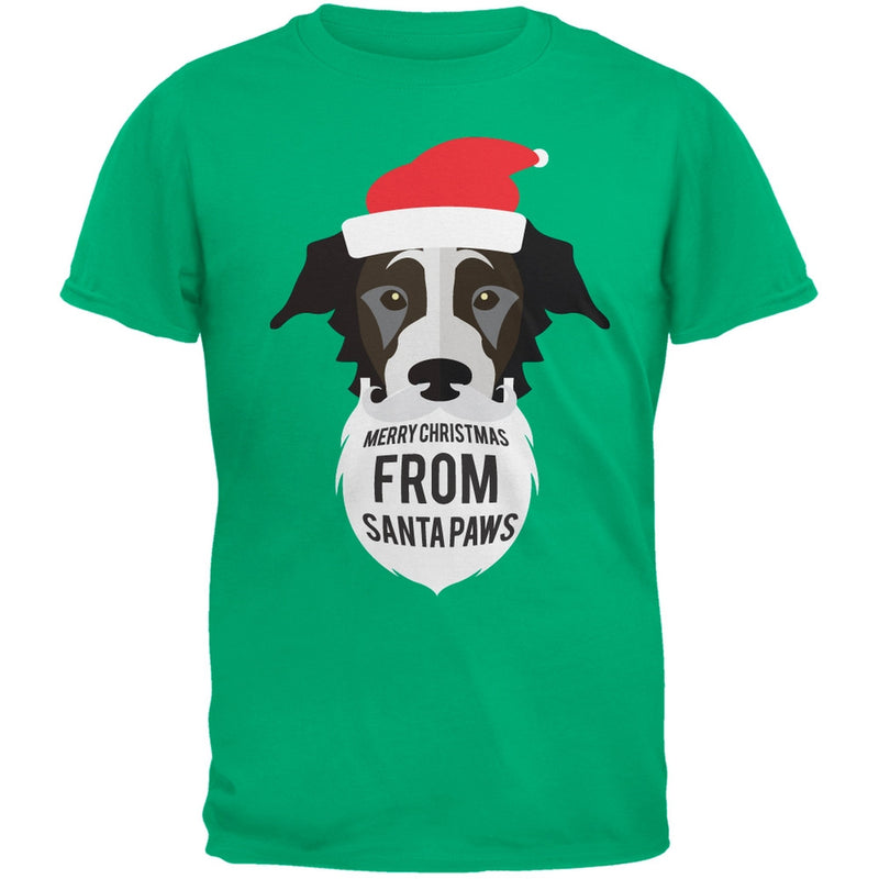 Black Dog Santa Youth Black T-Shirt Youth T-Shirts Old Glory