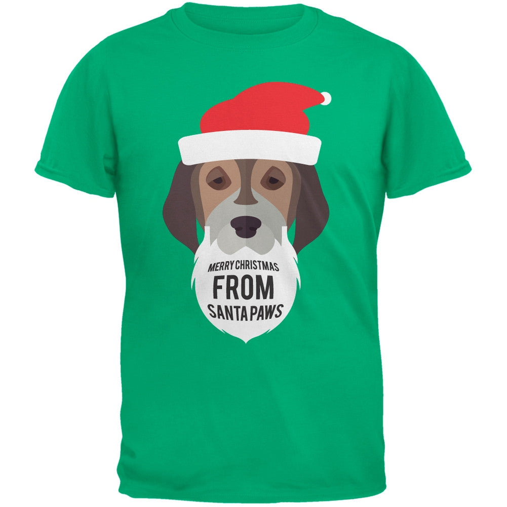 Droopy Dog Santa Ugly Christmas Sweater Youth Black T-Shirt Youth T-Shirts Old Glory
