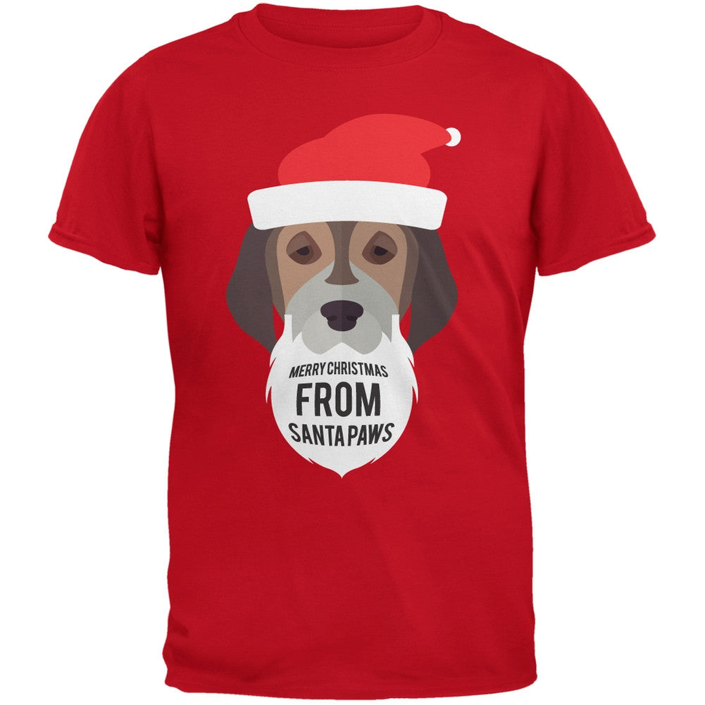 Droopy Dog Santa Ugly Christmas Sweater Youth Black T-Shirt Youth T-Shirts Old Glory