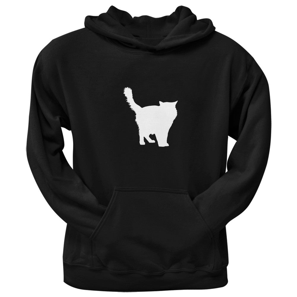 Ragdoll Cat Silhouette Black Adult Pullover Hoodie Sweatshirts Old Glory