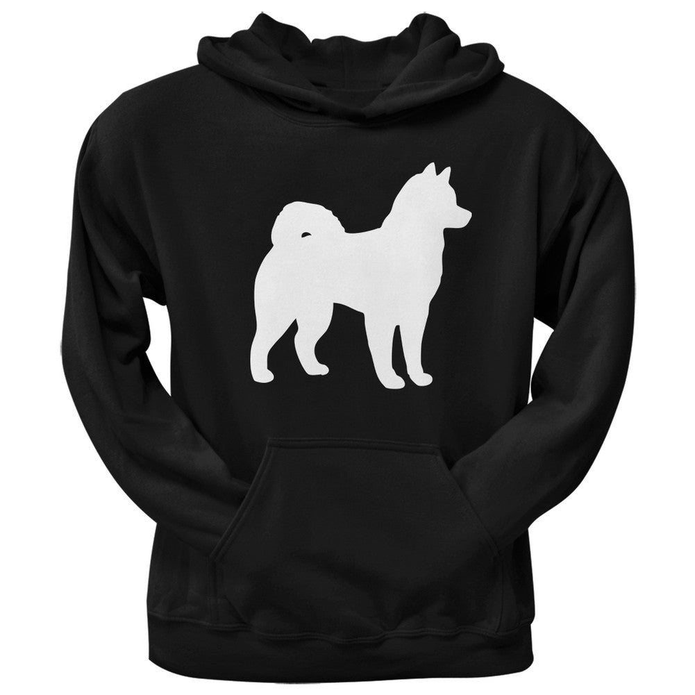 Alaskan Malamute Silhouette Black Adult Hoodie Sweatshirts Old Glory