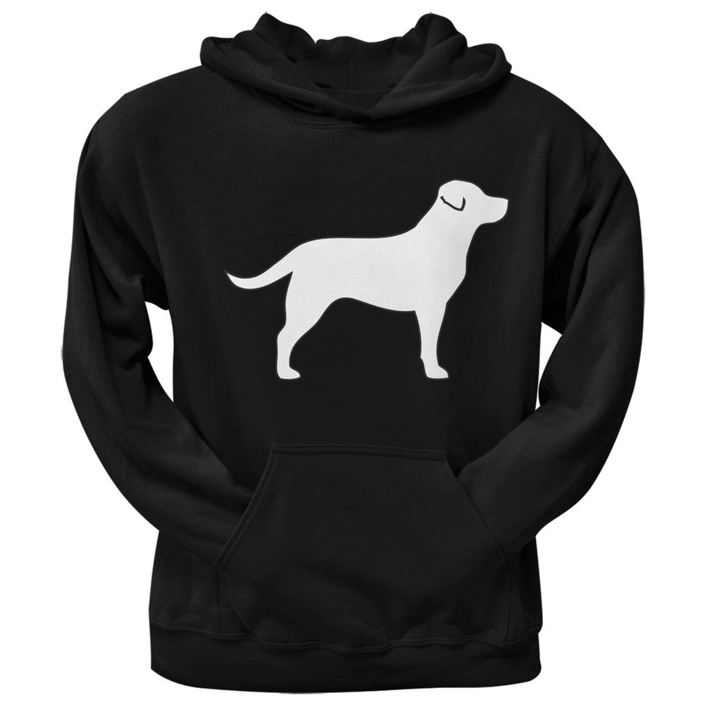 Chocolate Labrador Retriever Silhouette Black Adult Hoodie Sweatshirts Old Glory