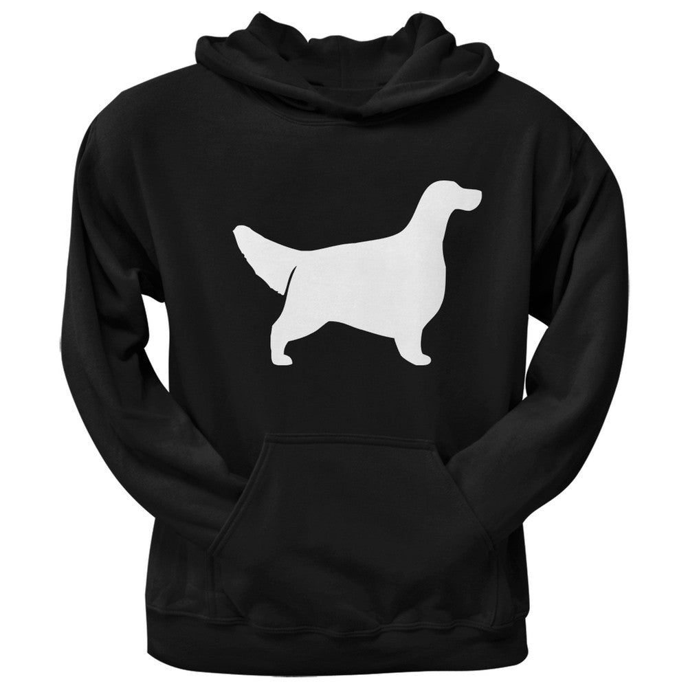 English Setter Silhouette Black Adult Hoodie Sweatshirts Old Glory