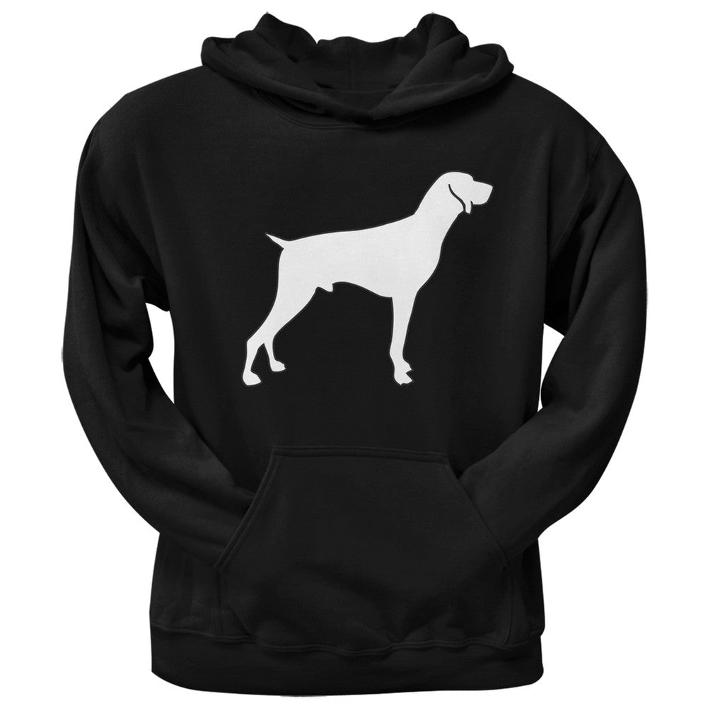German Shorthaired Pointer Silhouette Black Adult Hoodie Sweatshirts Old Glory