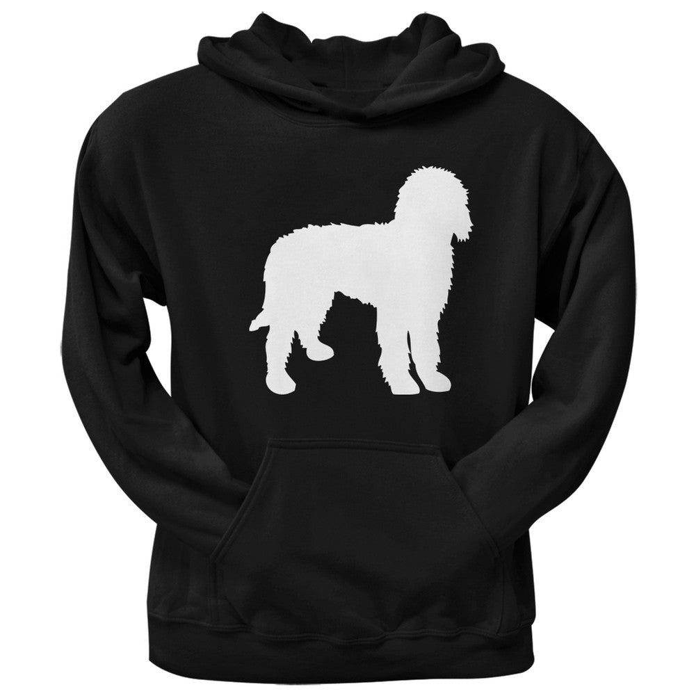 Golden Doodle Silhouette Black Adult Hoodie Sweatshirts Old Glory