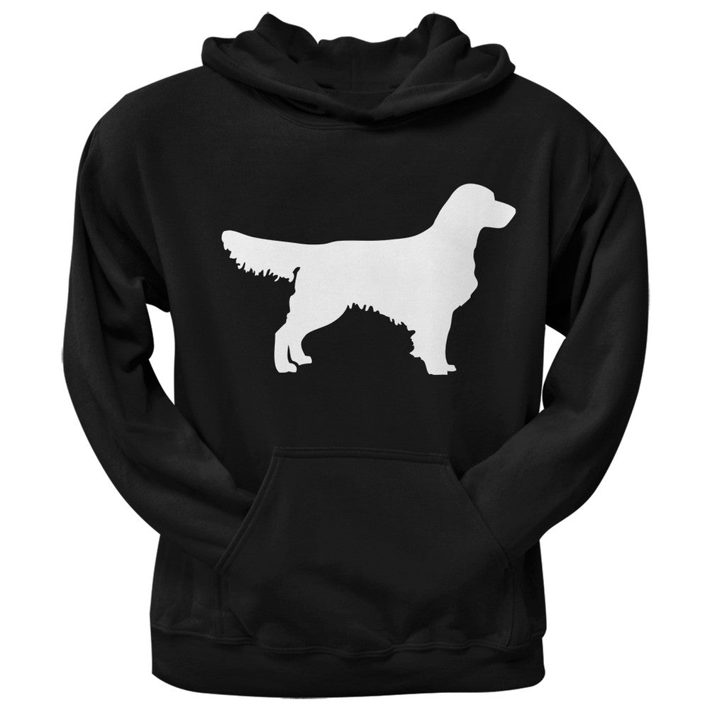 Golden Retriever Silhouette Black Adult Hoodie Sweatshirts Old Glory