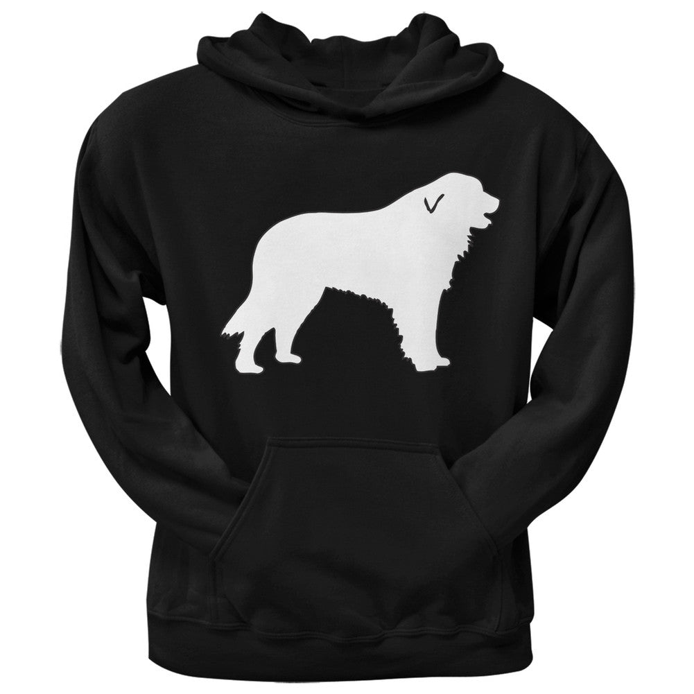 Great Pyrenees Silhouette Black Adult Hoodie Sweatshirts Old Glory