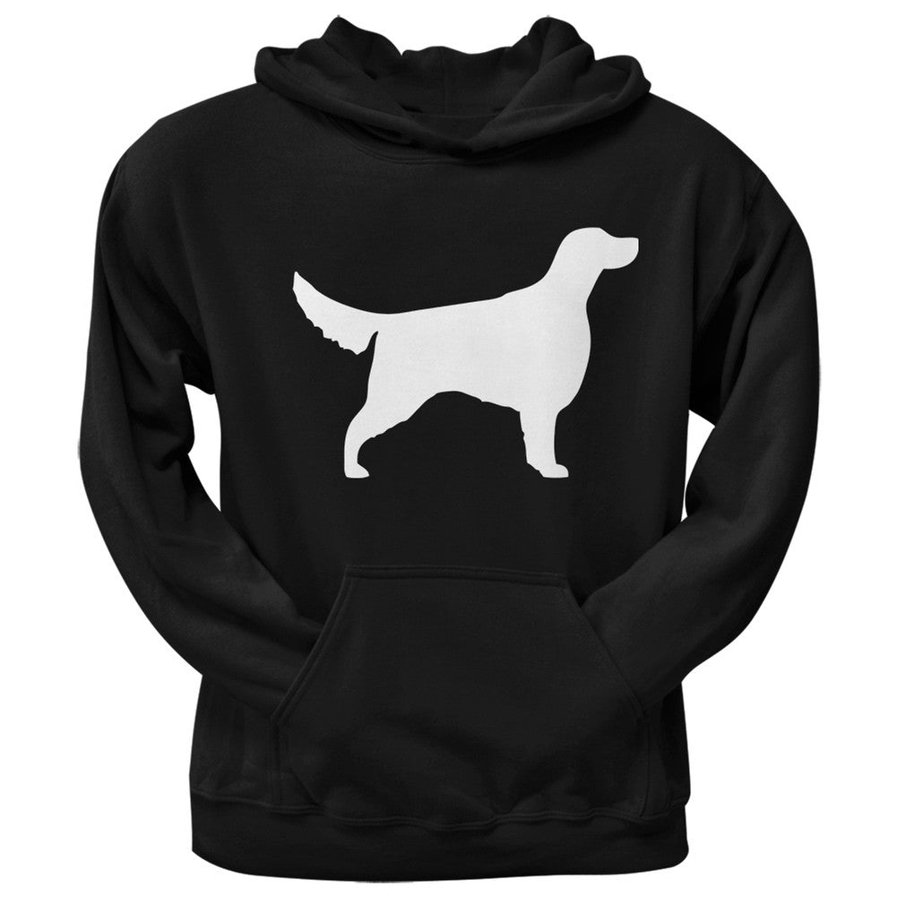 Irish Setter Silhouette Black Adult Hoodie Sweatshirts Old Glory