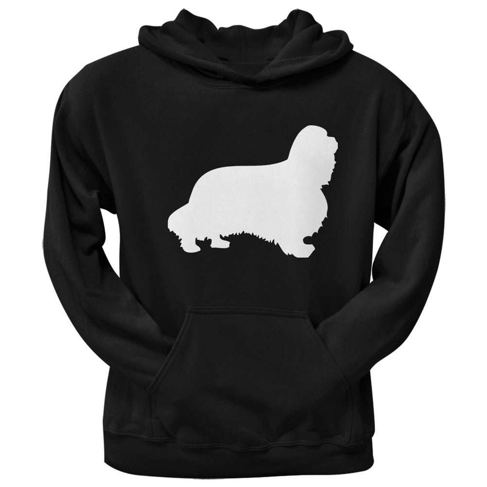 King Charles Spaniel Silhouette Black Adult Hoodie Sweatshirts Old Glory