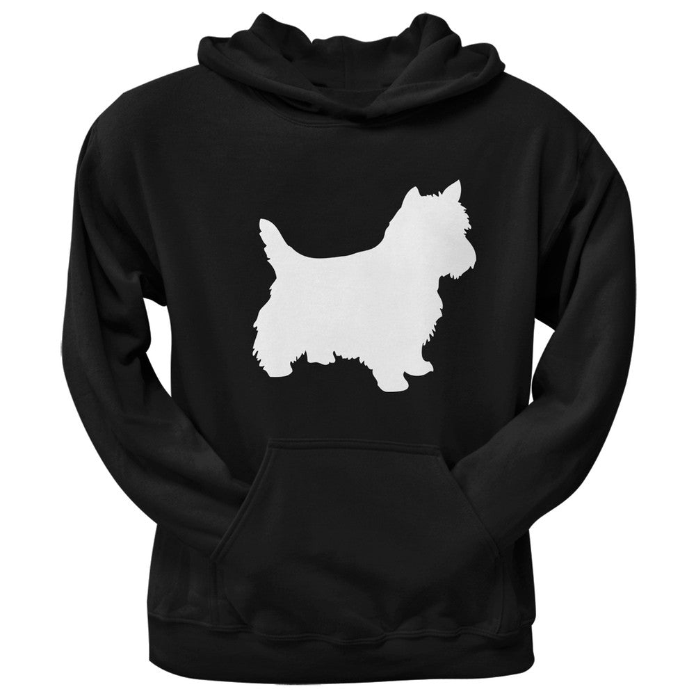Yorktese Silhouette Black Adult Pullover Hoodie Sweatshirts Old Glory