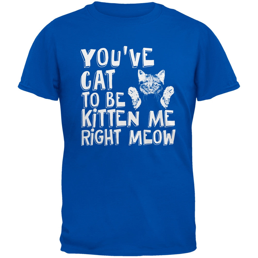 You've Cat To Be Kitten Me Right Meow Black Youth T-Shirt Youth T-Shirts Old Glory