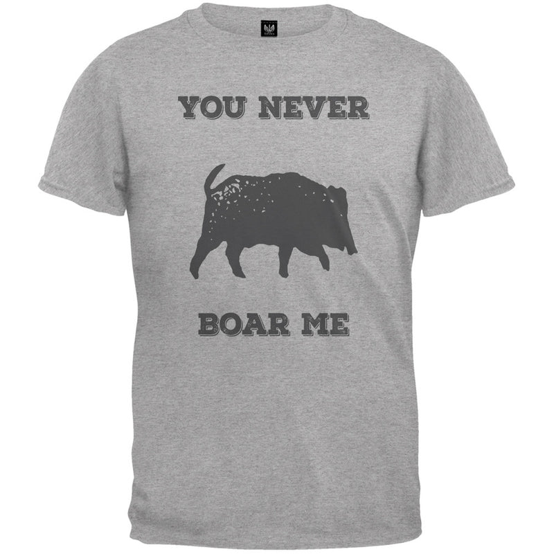 PAWS - You never Boar Me Brown Youth T-Shirt Youth T-Shirts Old Glory