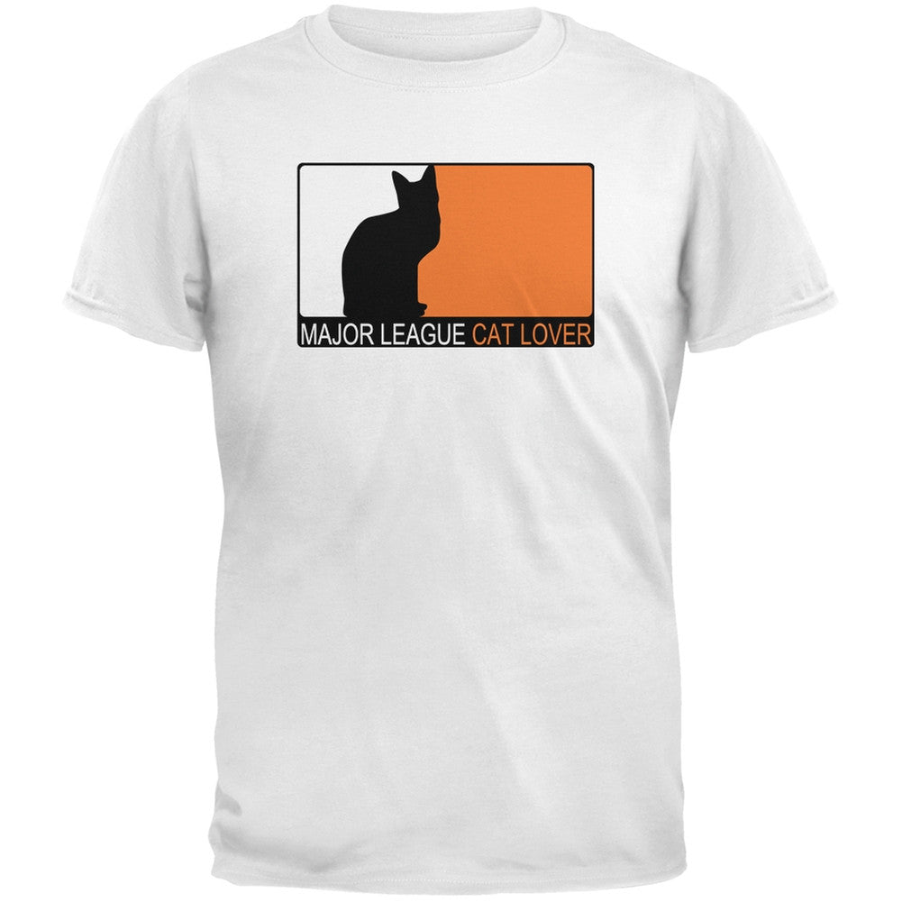 Major League Cat Lover White Youth T-Shirt Youth T-Shirts Old Glory
