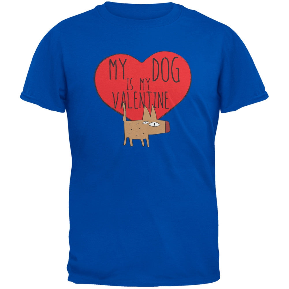Valentine's Day - My Dog Is My Valentine Black Youth T-Shirt Youth T-Shirts Old Glory