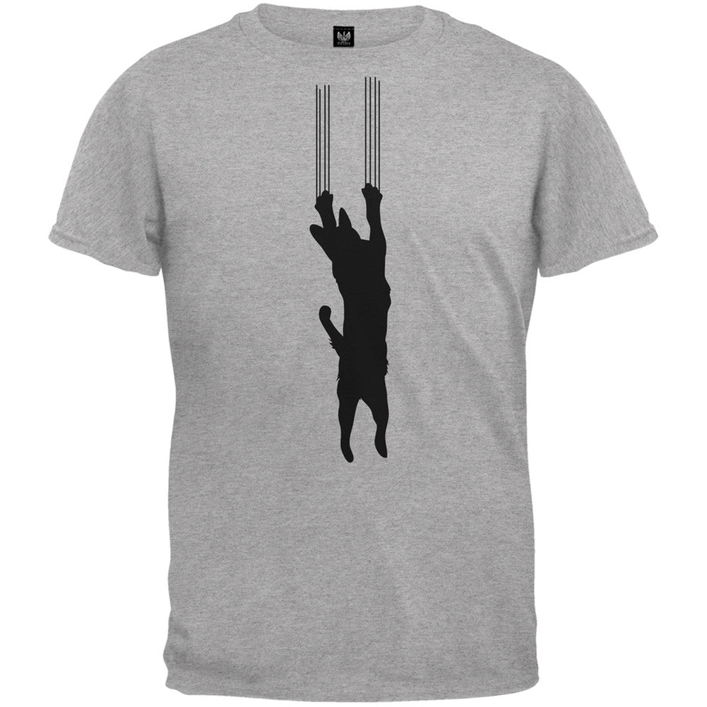 Cat Scratching Green Youth T-Shirt Youth T-Shirts Old Glory