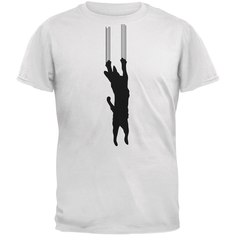 Cat Scratching Green Youth T-Shirt Youth T-Shirts Old Glory
