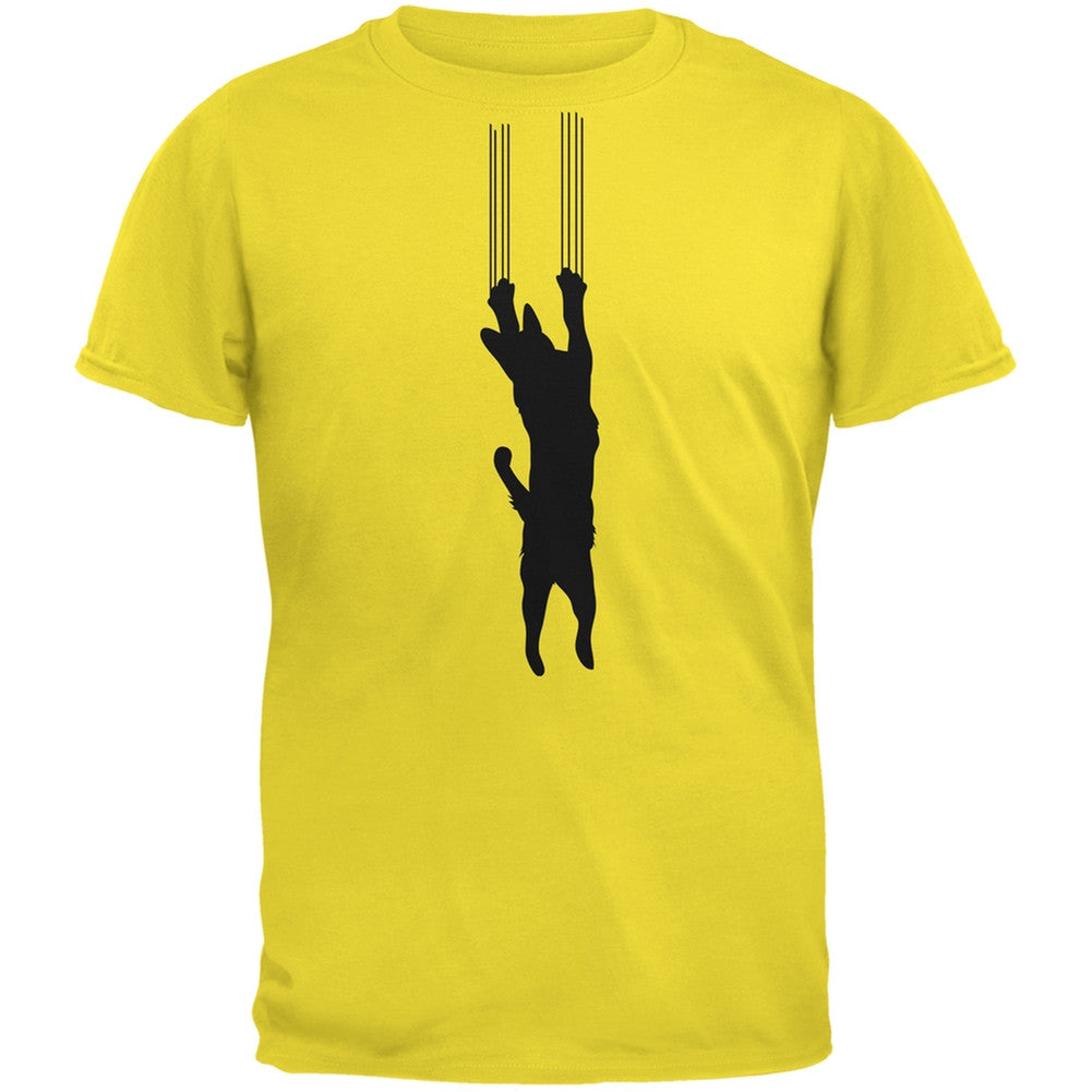 Cat Scratching Green Youth T-Shirt Youth T-Shirts Old Glory