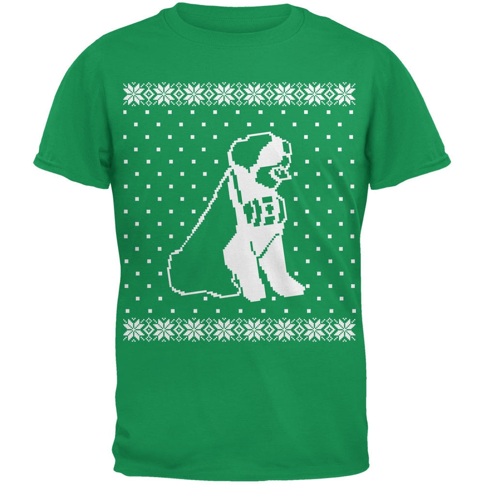 Big Saint Bernard Ugly Christmas Sweater Youth T-Shirt Youth T-Shirts Old Glory LG Green