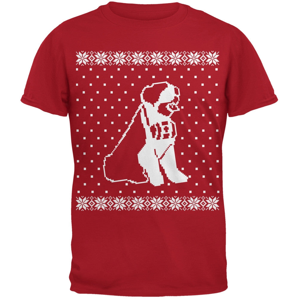 Big Saint Bernard Ugly Christmas Sweater Youth T-Shirt Youth T-Shirts Old Glory LG Red