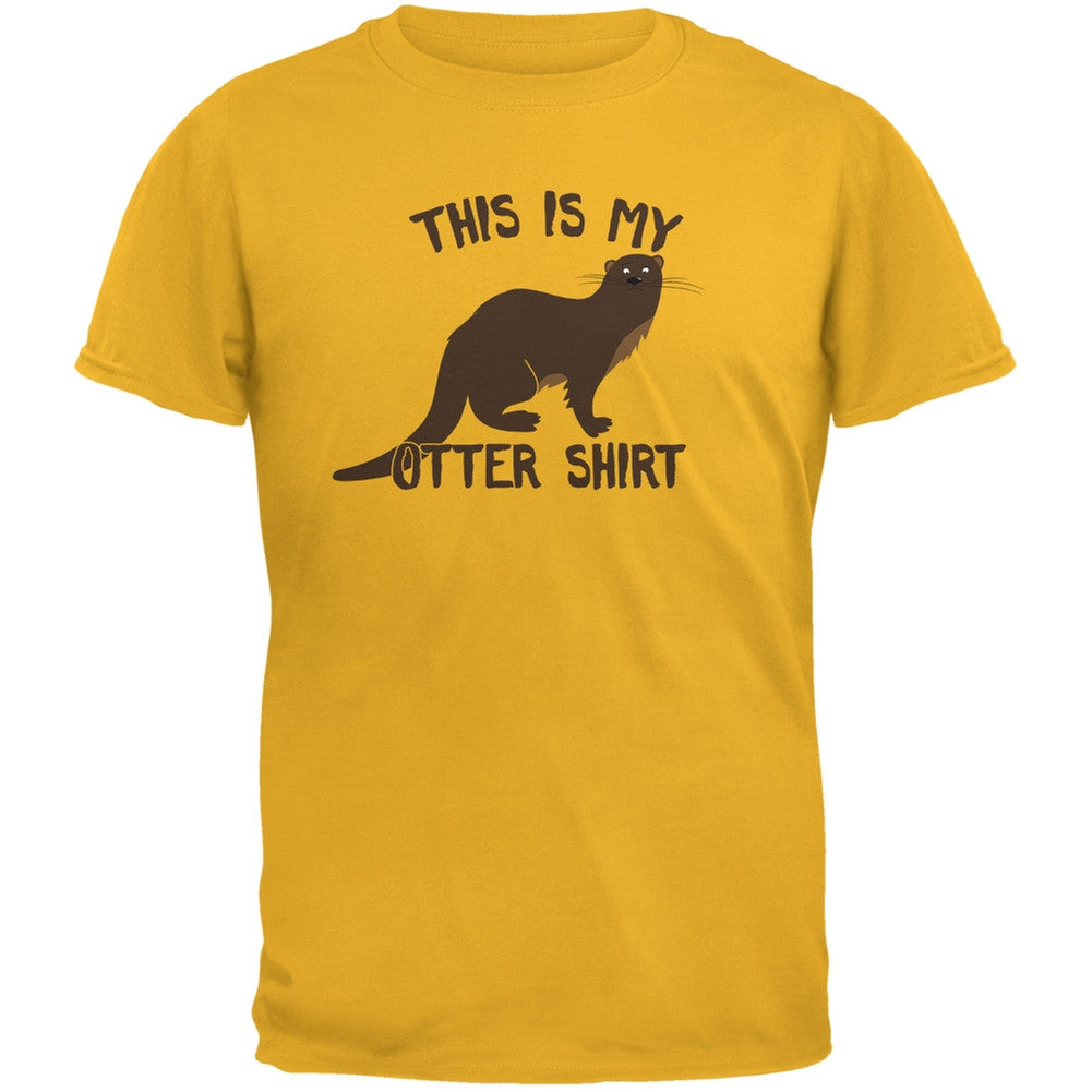This Is My Otter Shirt Gold Youth T-Shirt Youth T-Shirts Old Glory LG Gold