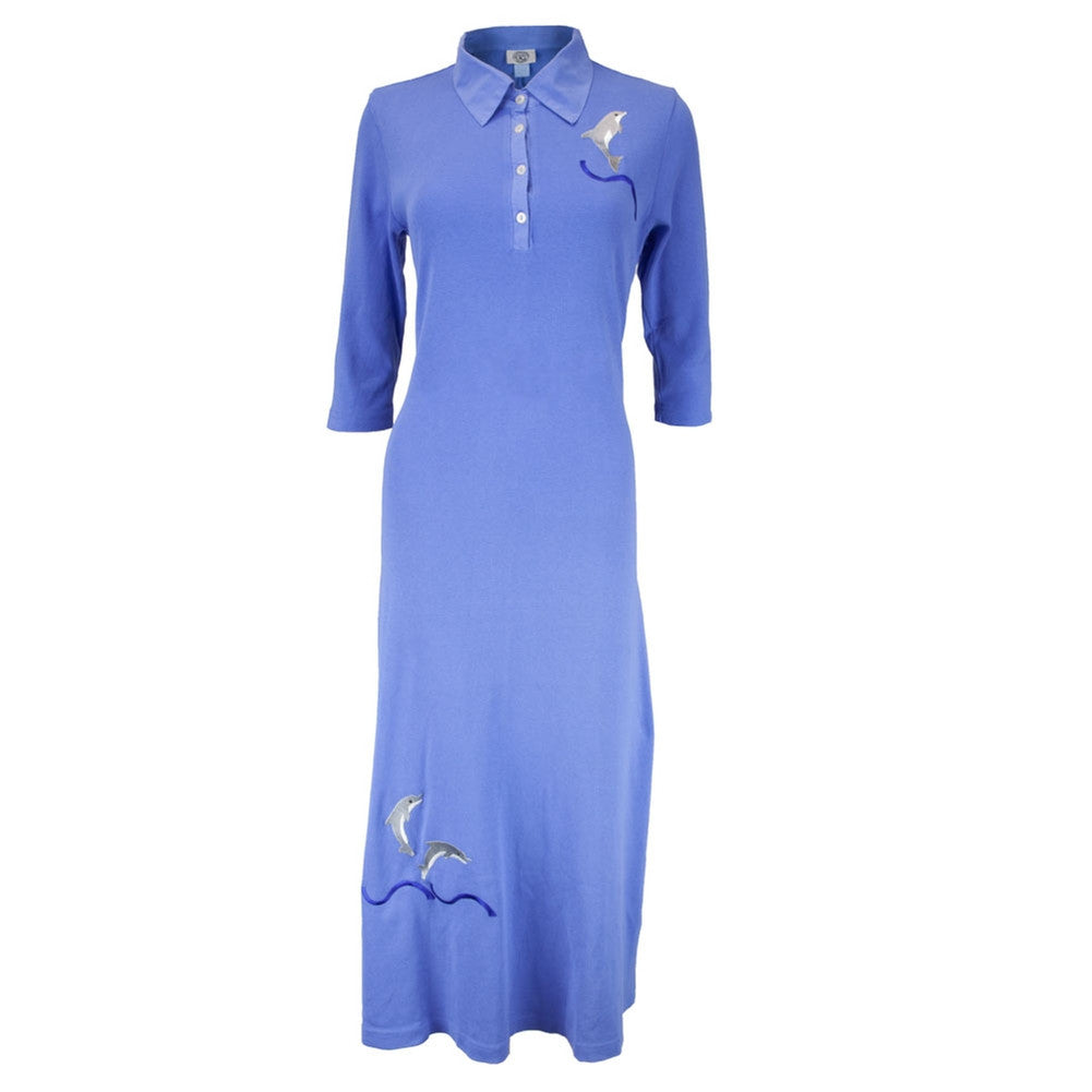 - Dolphin Breaching Women's Polo Dress