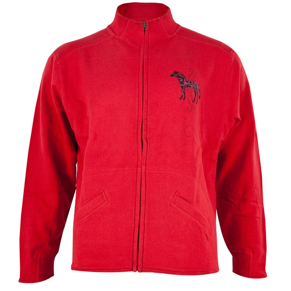 Horse Women's Zip-Up Turtleneck Sweatshirt Sweatshirts Animalworld