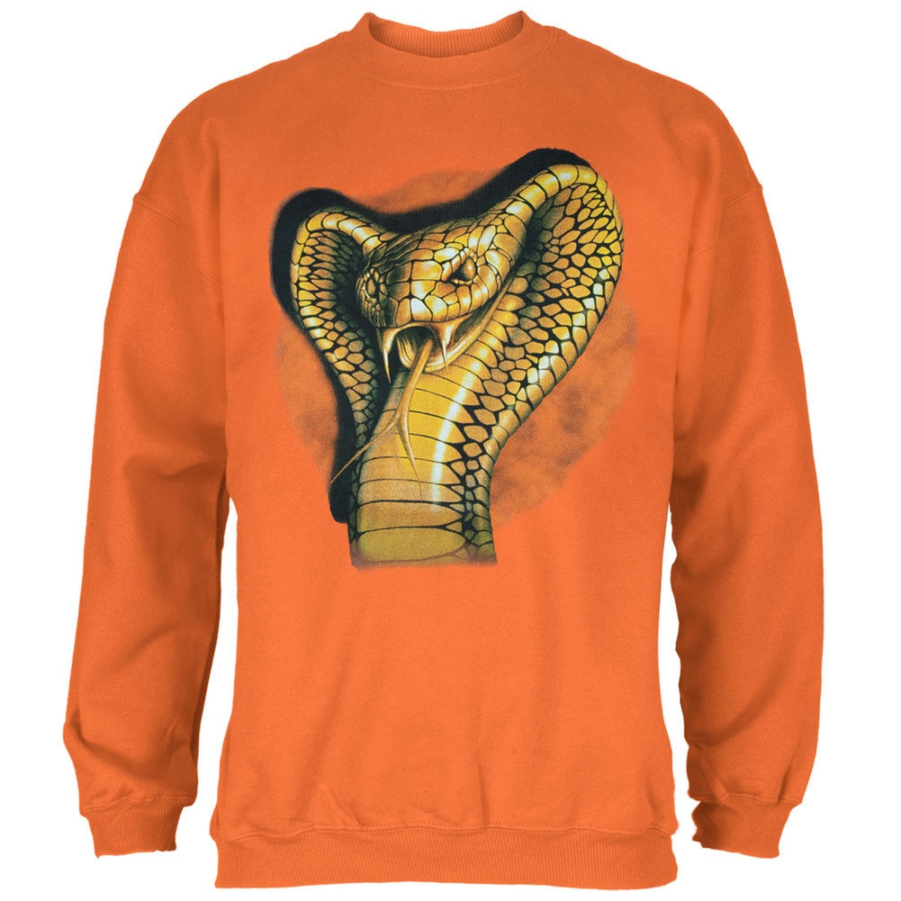 King Cobra Mens Crew Neck Sweatshirt Sweatshirts Animalworld
