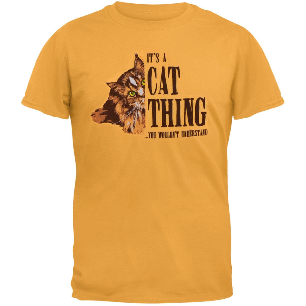 A Cat Thing Adult T-Shirt Men's T-Shirts Animalworld