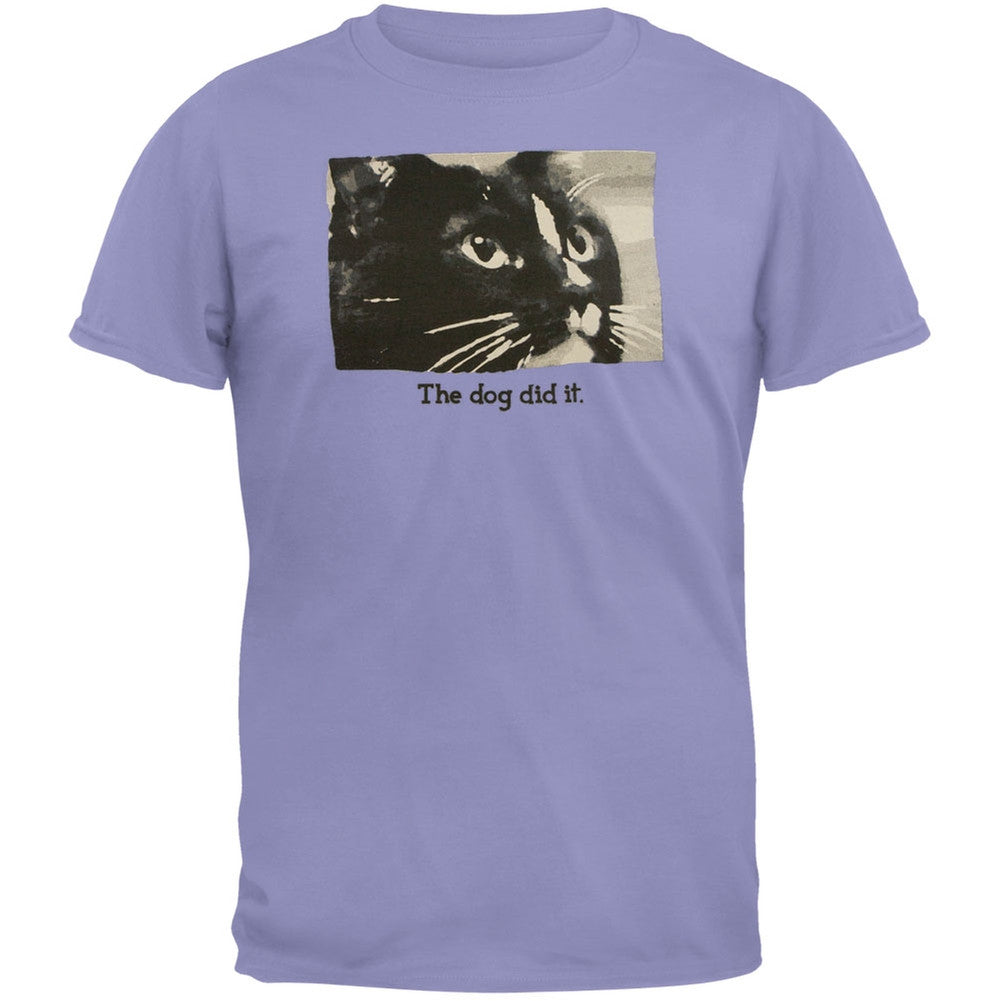 The Dog Did It Cat Adult T-Shirt Men's T-Shirts Animalworld