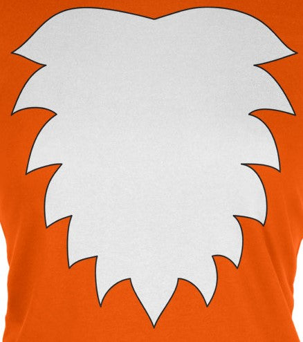 Fox Costume Orange Juniors Soft T-Shirt Juniors T-Shirts Old Glory