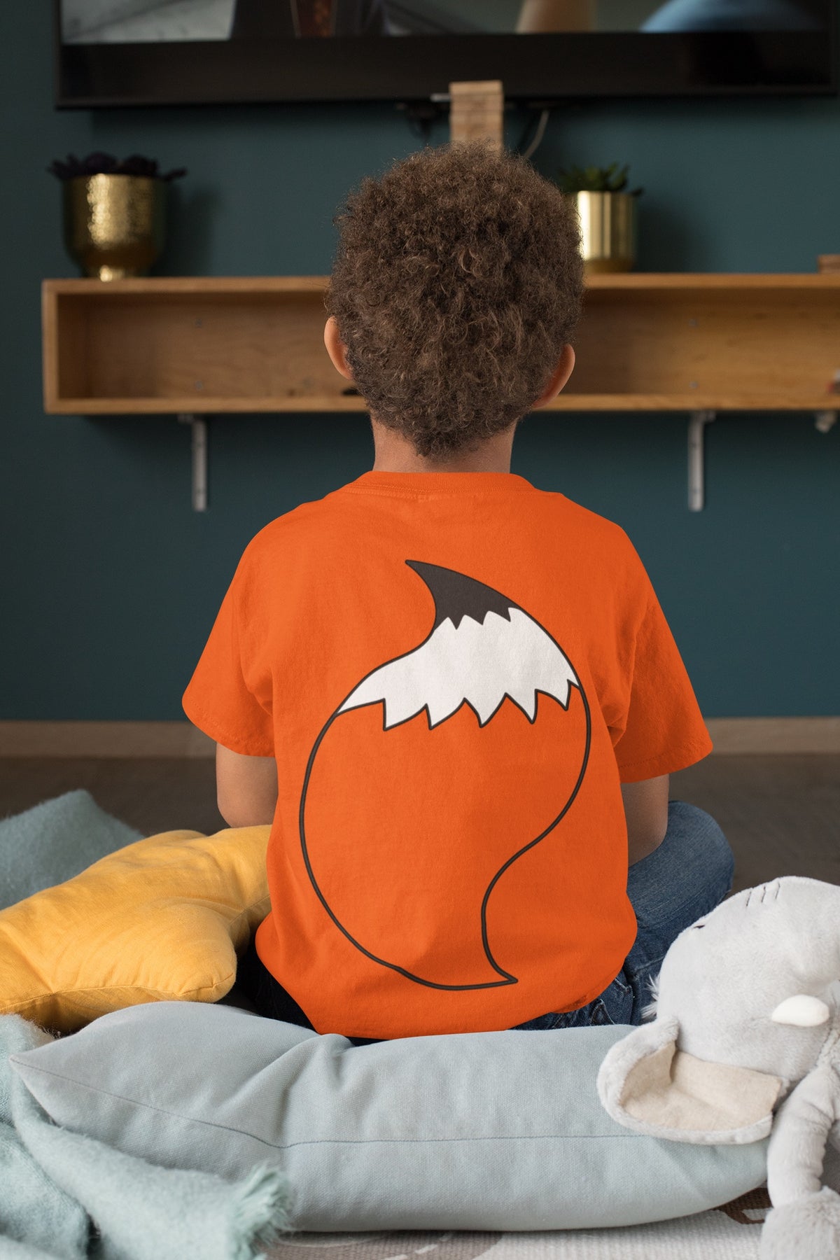 Fox Costume Orange Youth T-Shirt Youth T-Shirts Old Glory