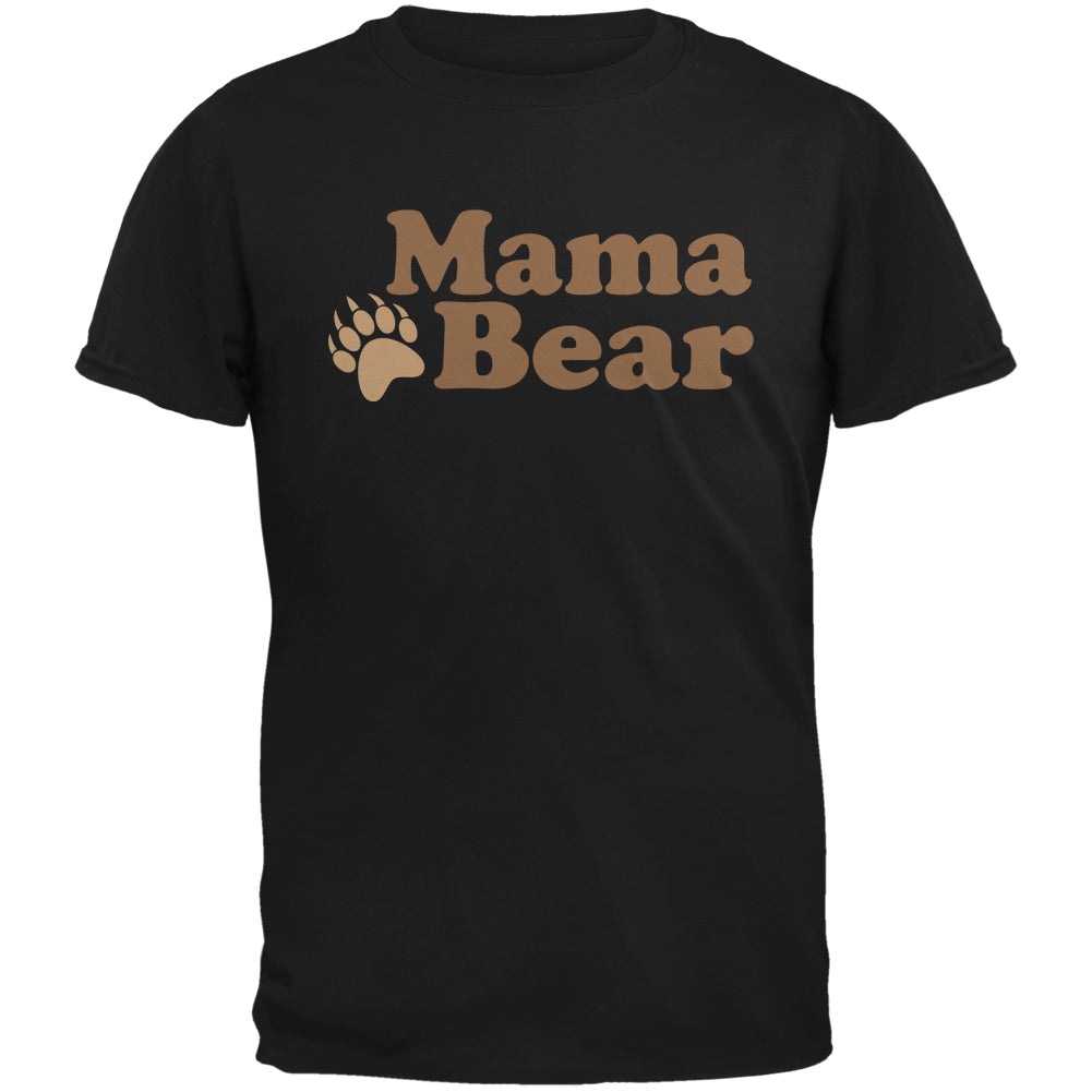 Mothers Day - Mama Bear Black Adult T-Shirt Men's T-Shirts Old Glory 2XL Black