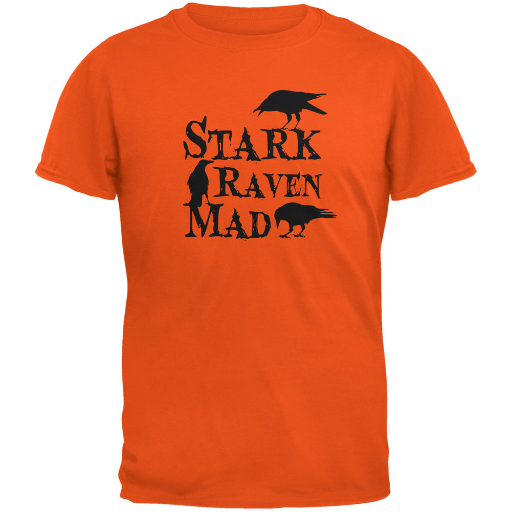 Halloween Stark Raven Mad Orange Youth T-Shirt Youth T-Shirts Old Glory LG Orange