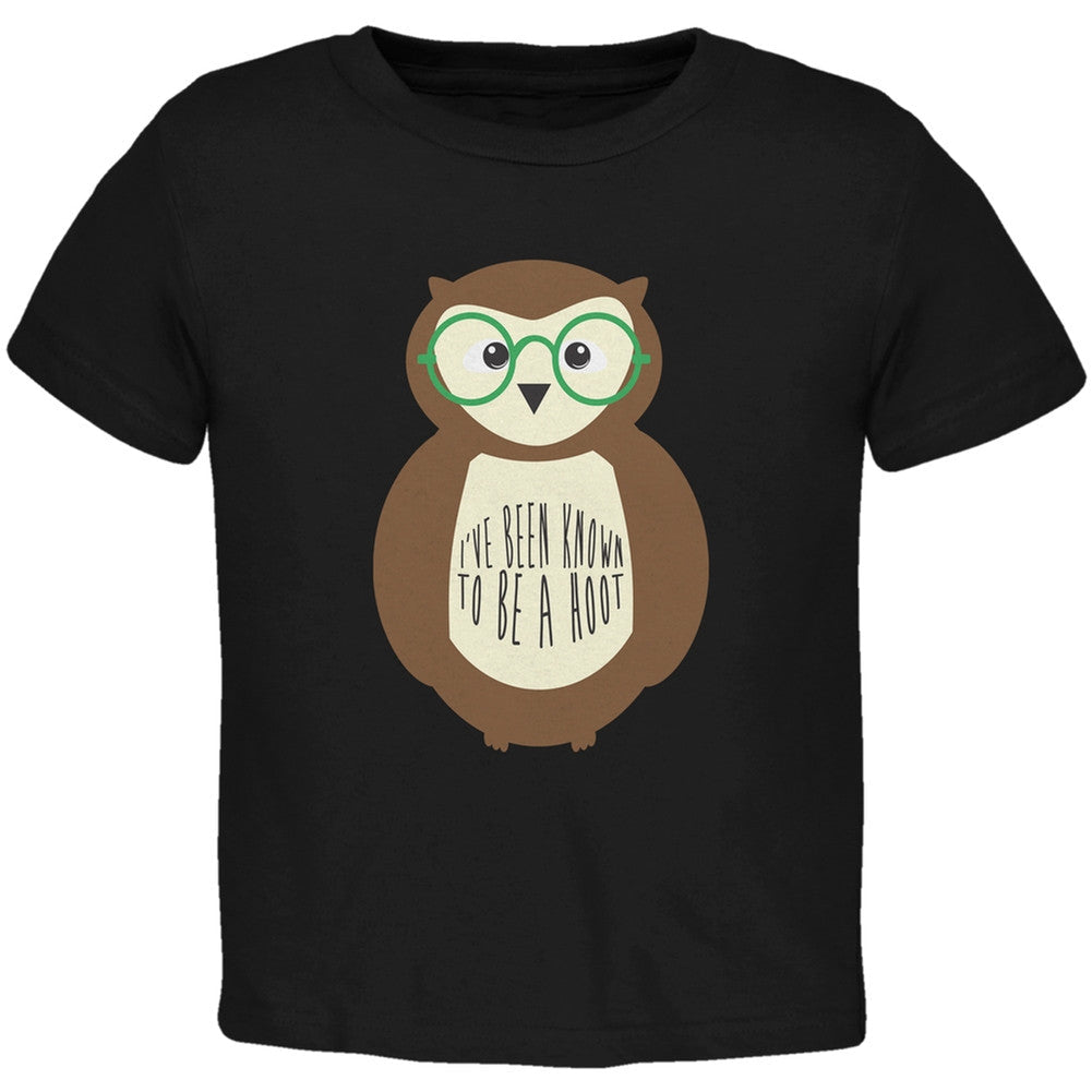 I've Been Known To Be A Hoot Owl Royal Toddler T-Shirt Toddler T-Shirts Old Glory 2T Blue