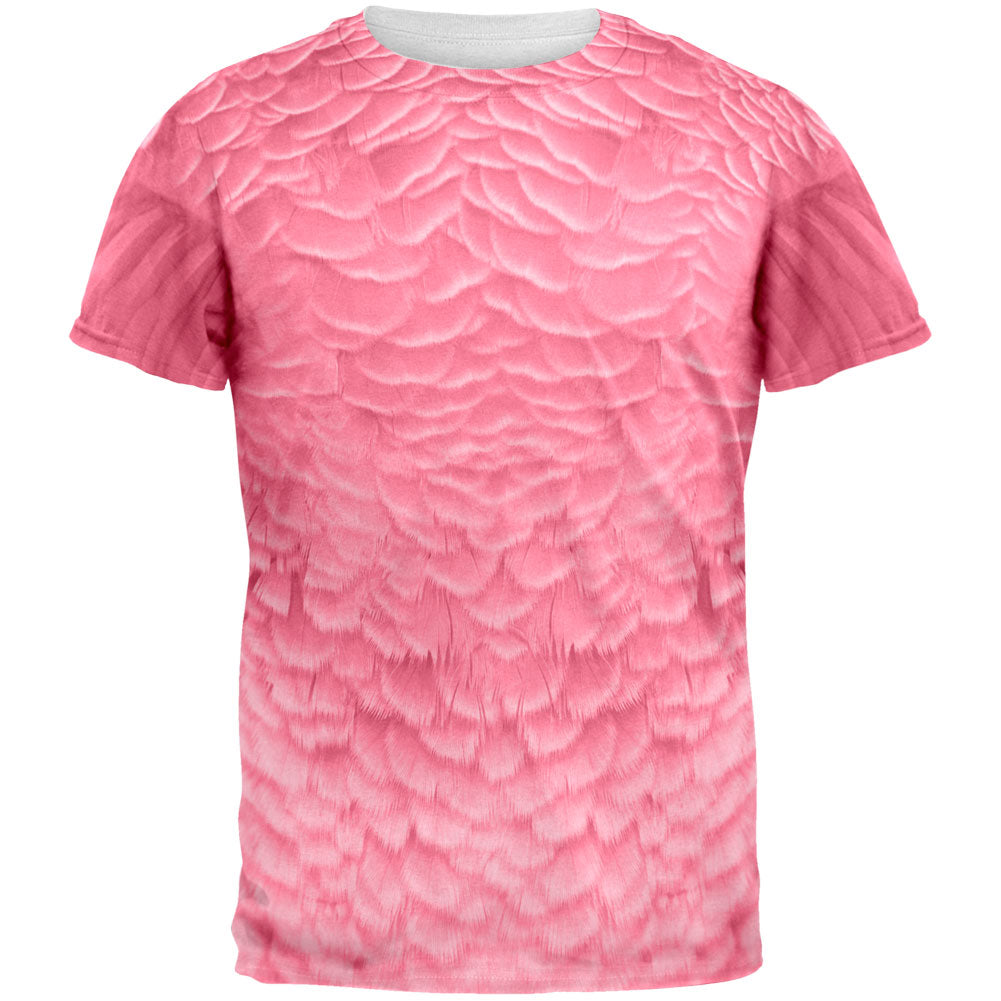 Halloween Flamingo Costume All Over Adult T-Shirt Men's T-Shirts Old Glory 2XL Multi