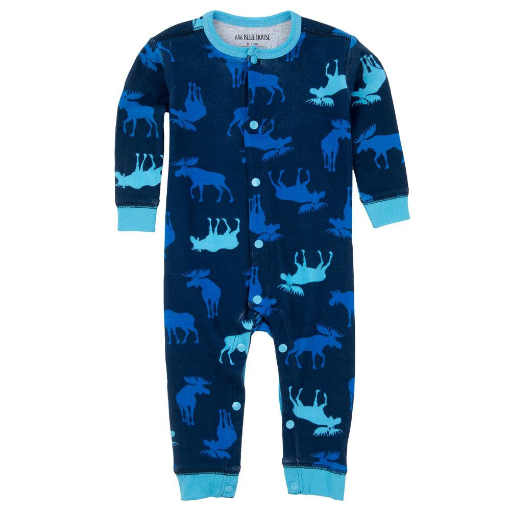 Blue Moose Baby Boy Sleepy Romper Rompers Old Glory